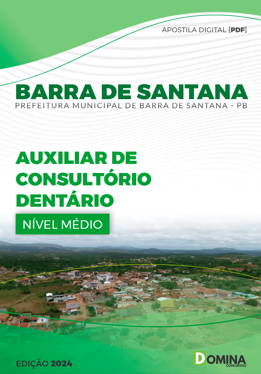 Apostila Barra De Santana PB 2024 Agente Consultório Dentário