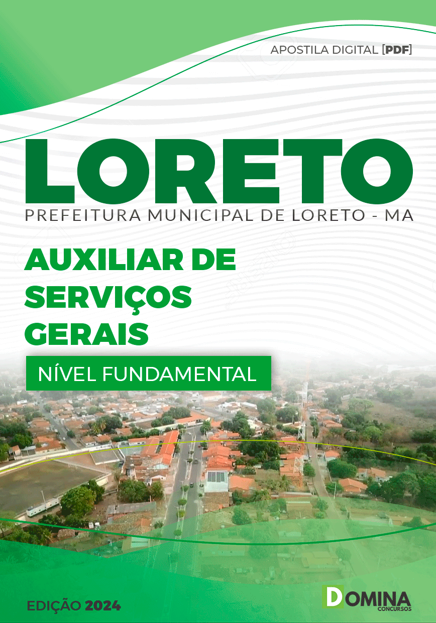 Apostila Auxiliar de Serviços Gerais Loreto MA 2024