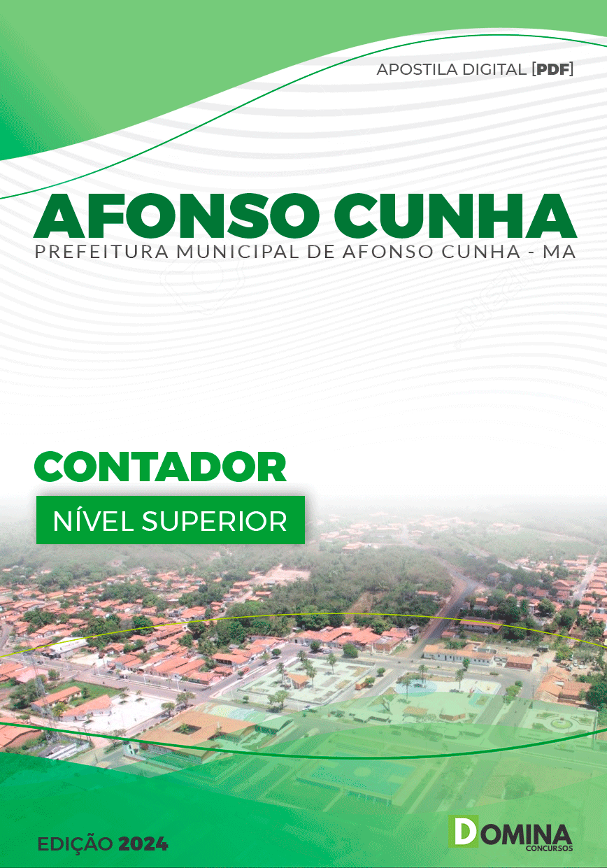 Apostila Afonso Cunha MA 2024 Contador