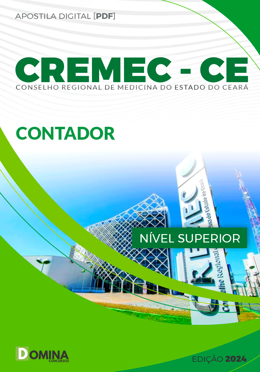 Apostila CREMEC CE 2024 Contador