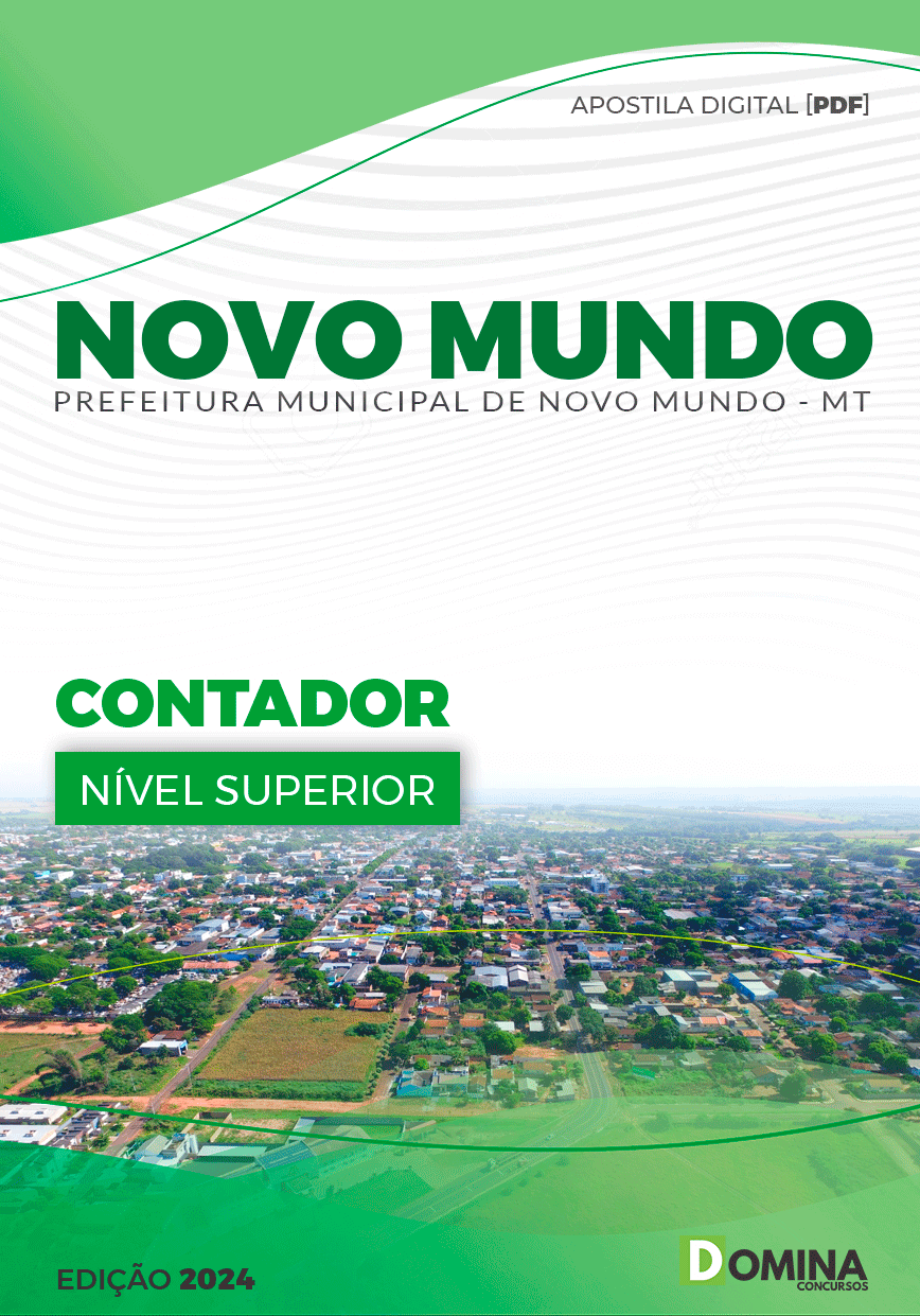 Apostila Novo Mundo MT 2024 Contador