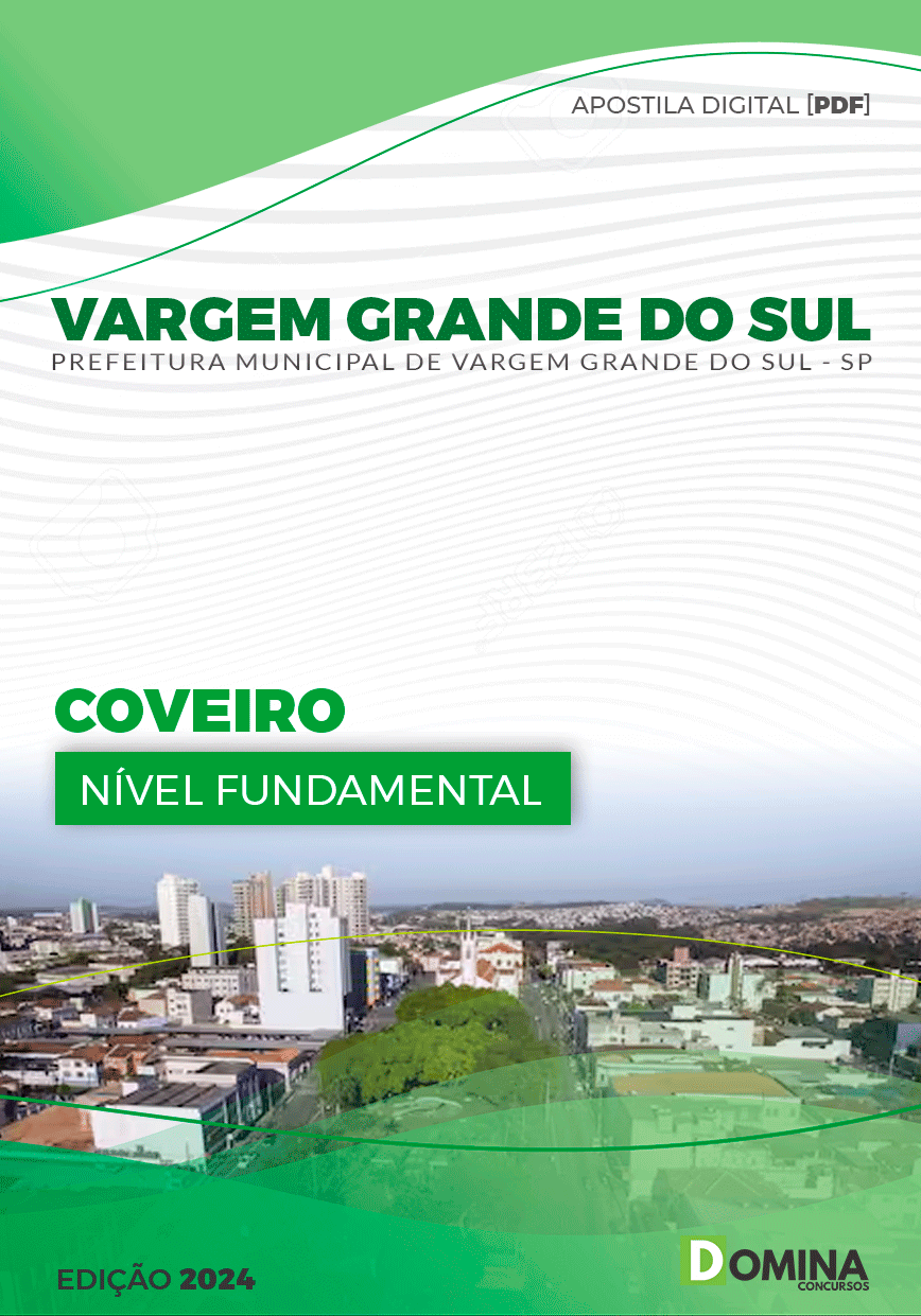 Apostila Vargem Grande do Sul SP 2024 Coveiro