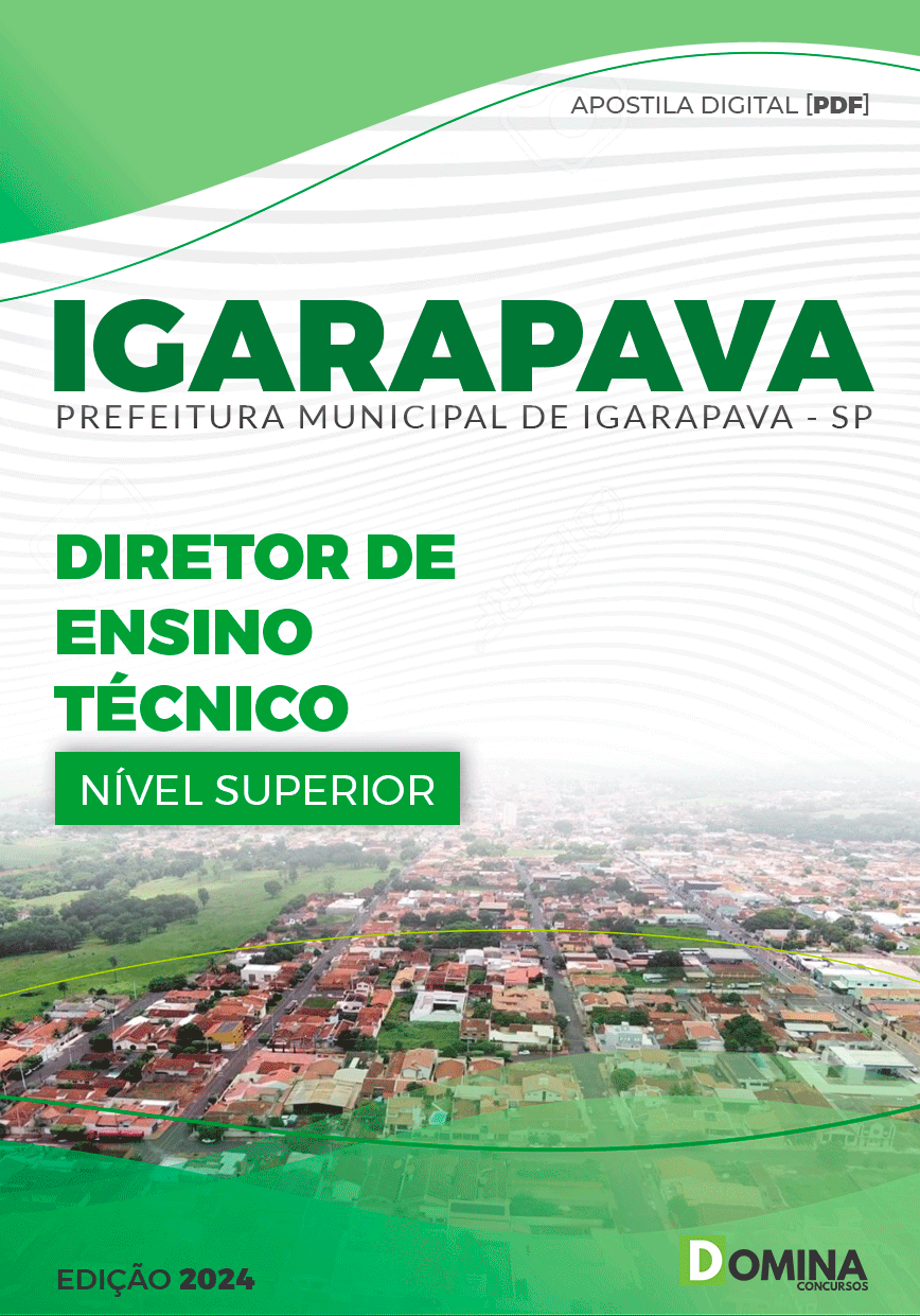 Apostila Diretor de Ensino Técnico Igarapava SP 2024