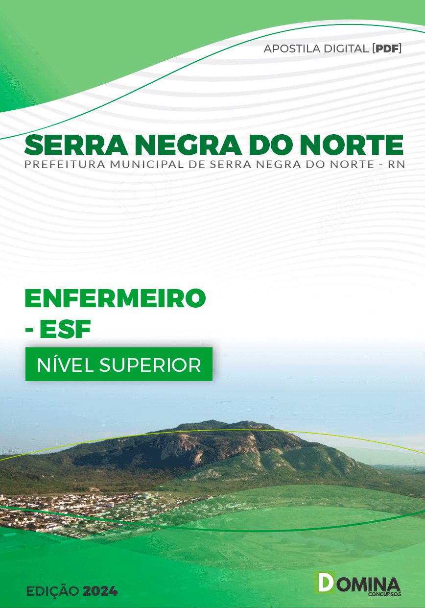 Apostila Serra Negra Do Norte RN 2024 Enfermeiro ESF