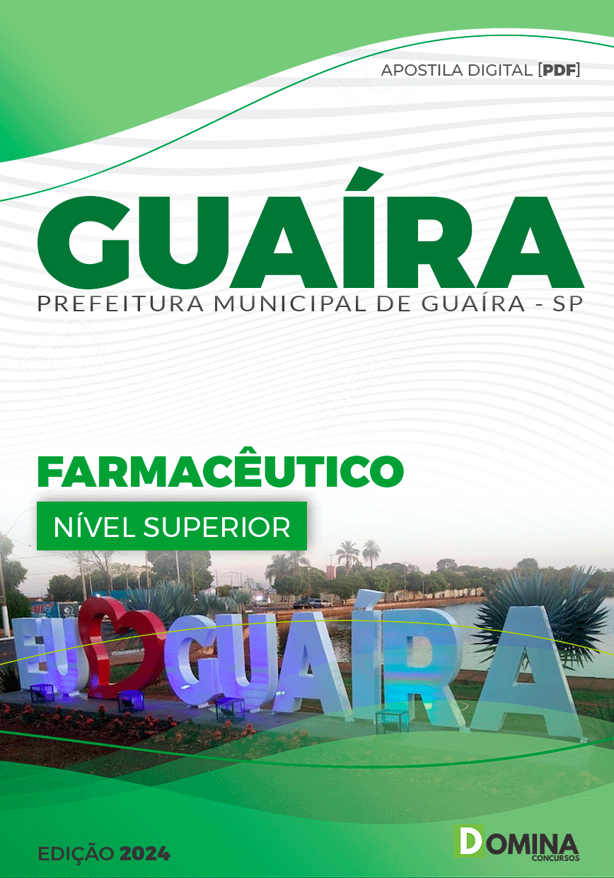 Apostila Farmacêutico Guaíra SP 2024