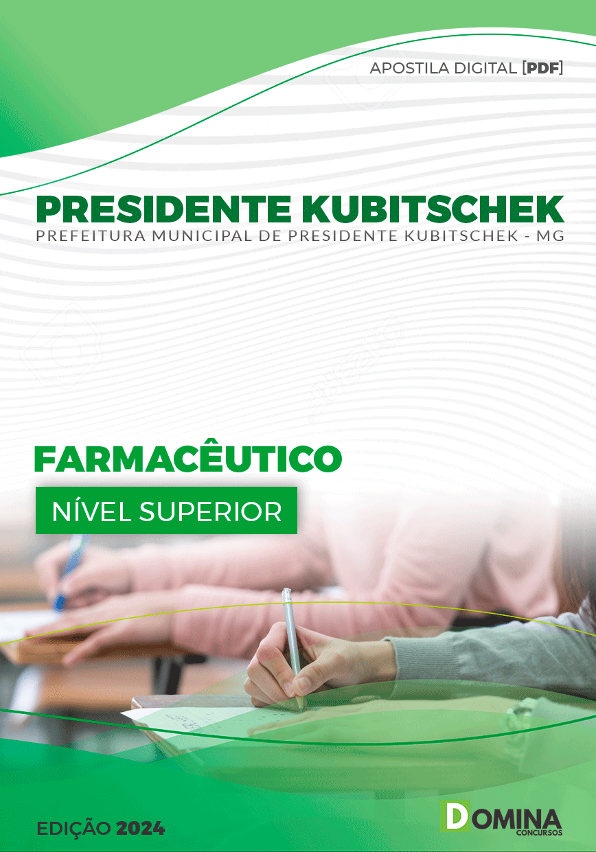 Apostila Farmacêutico Presidente Kubitschek MG 2024