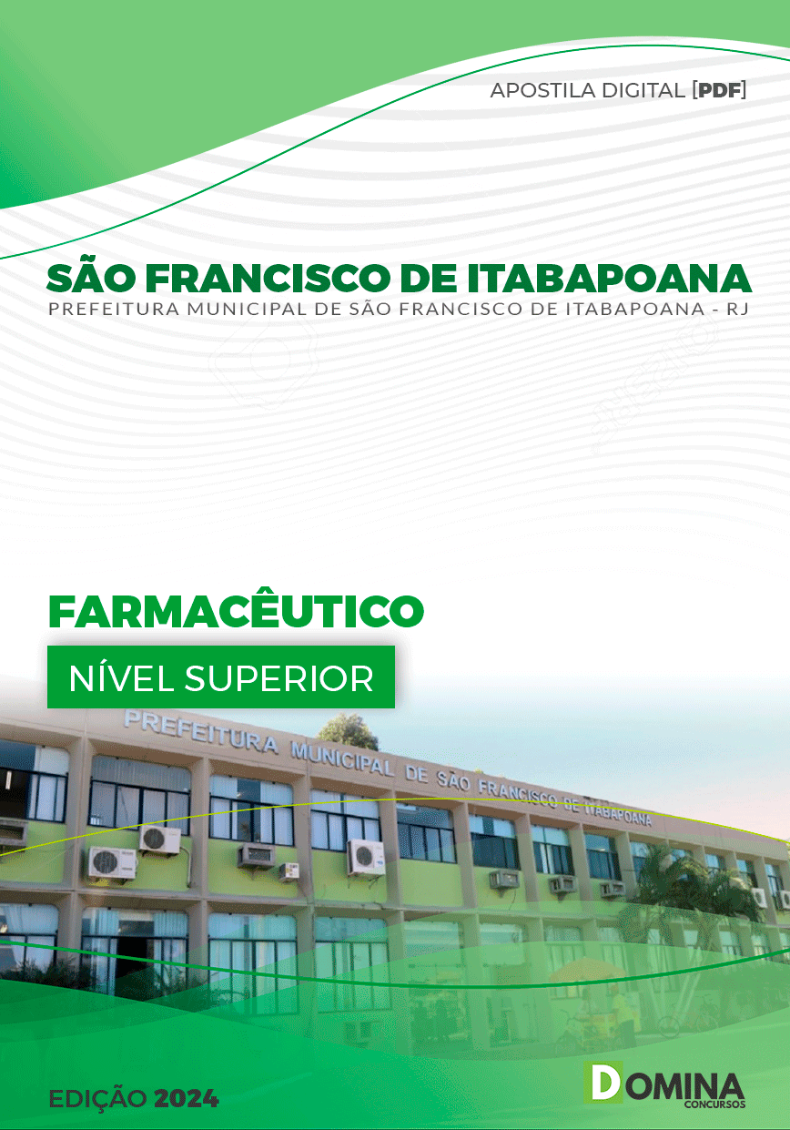 Apostila Farmacêutico São Francisco Itabapoana RJ 2024