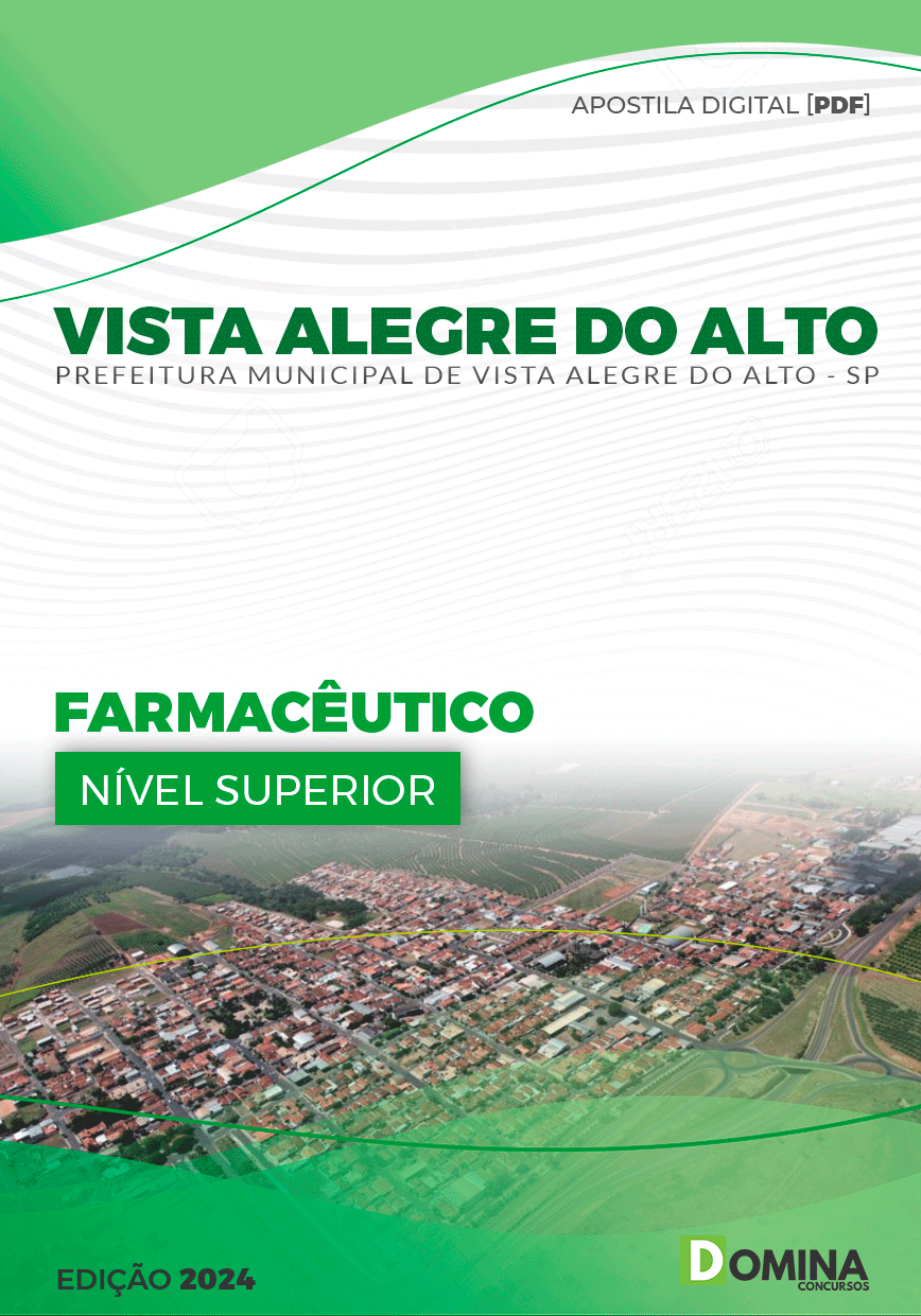 Apostila Farmacêutico Vista Alegre do Alto SP 2024