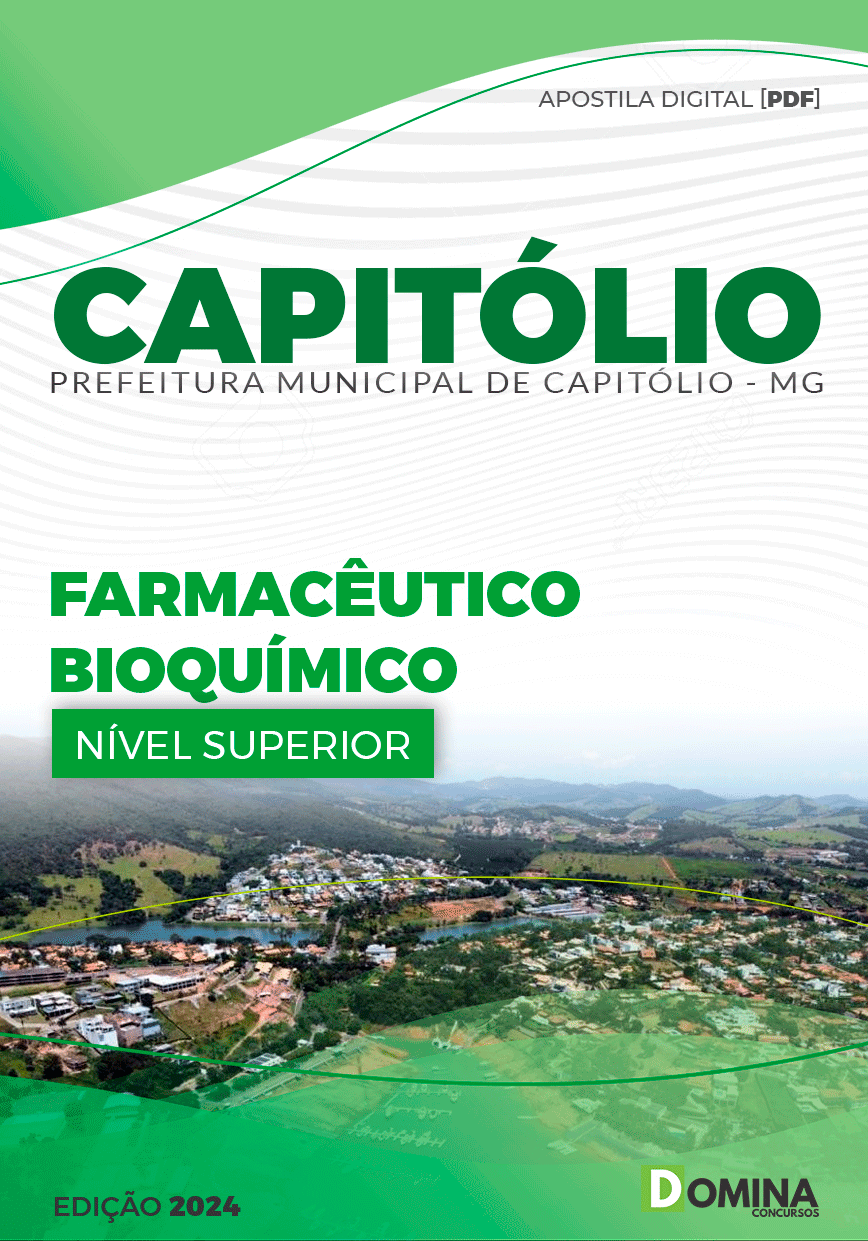 Apostila Capitólio MG 2024 Farmacêutico Bioquímico