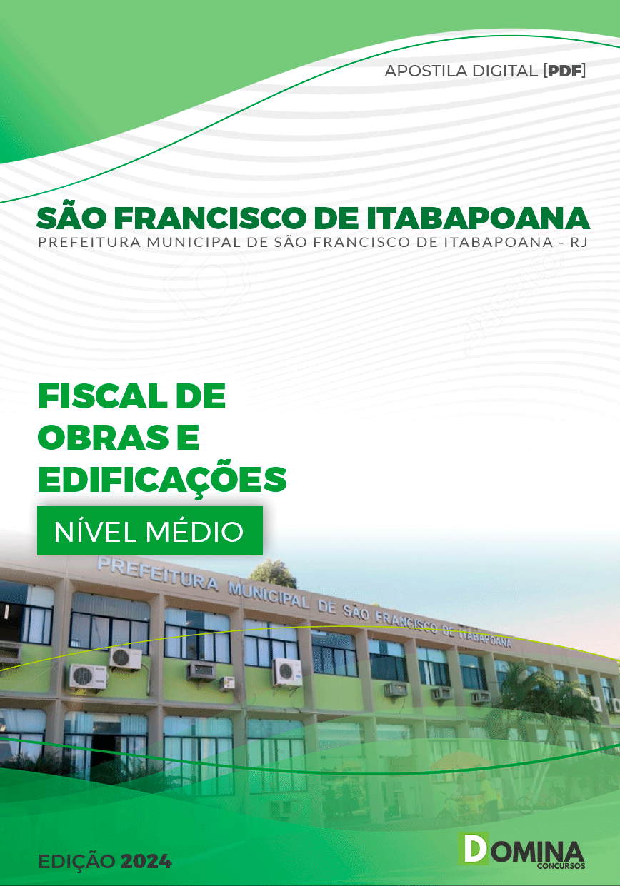 Apostila Fiscal de Obras São Francisco Itabapoana RJ 2024