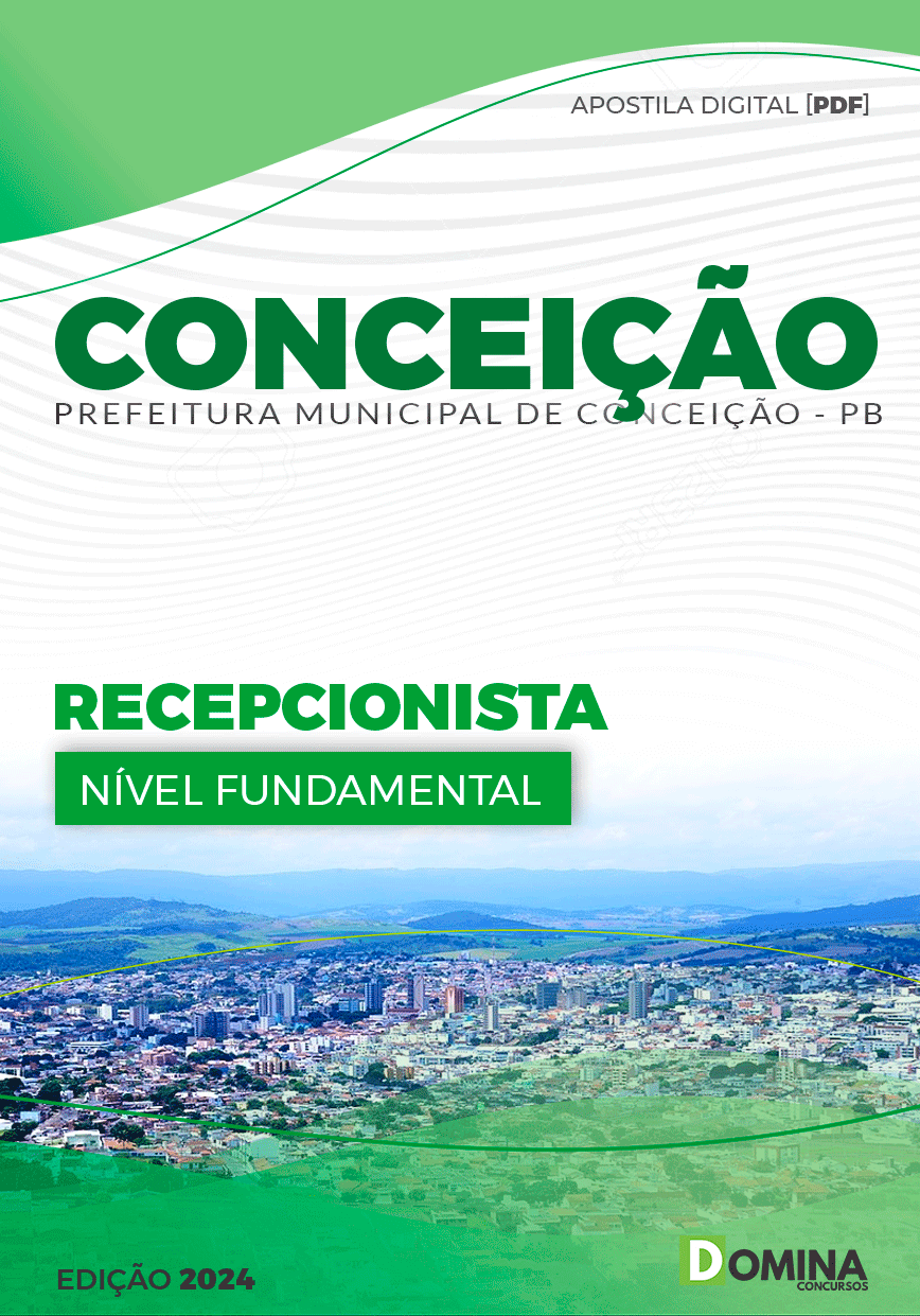 Apostila Recepcionista Conceição PB 2024