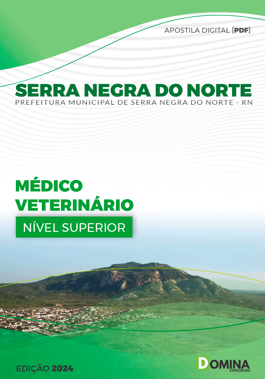 Apostila Serra Negra Do Norte RN 2024 Médico Veterinário