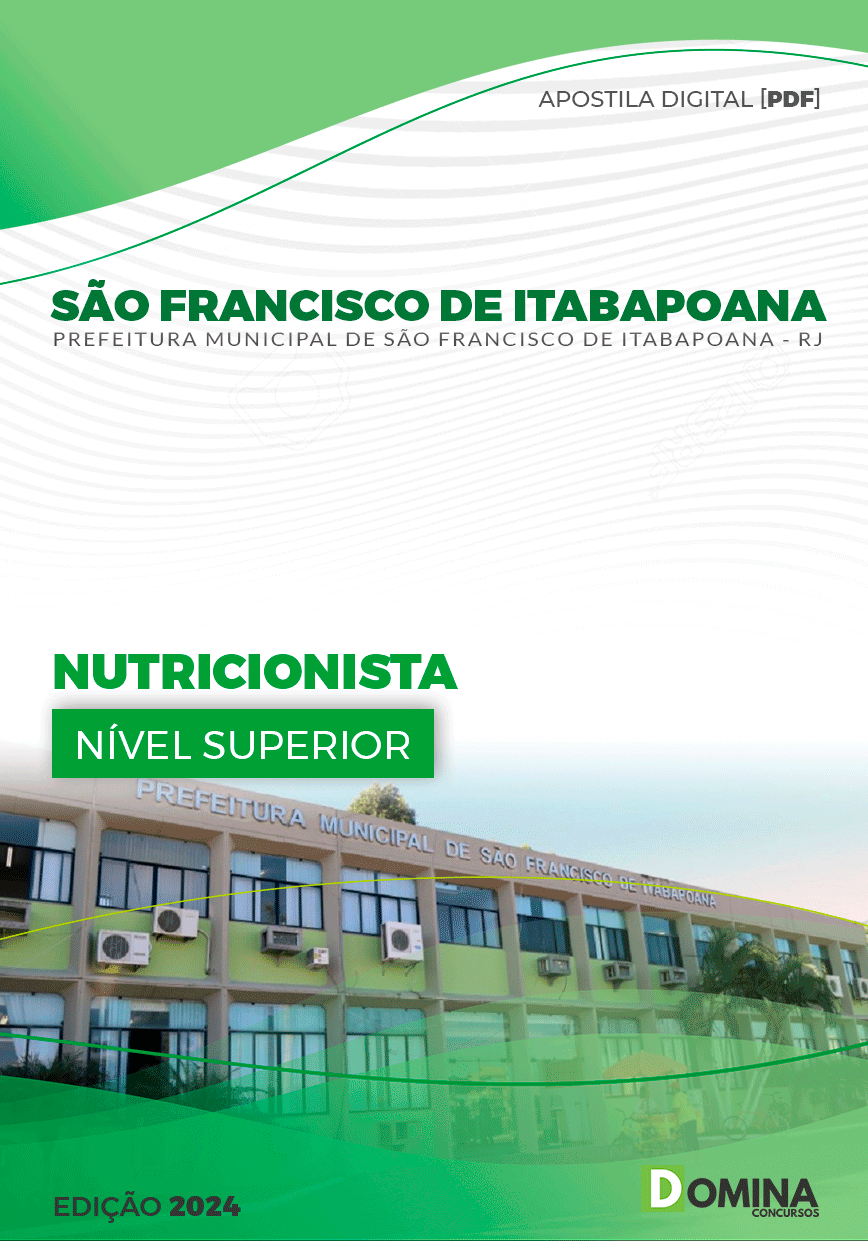 Apostila Nutricionista São Francisco Itabapoana RJ 2024