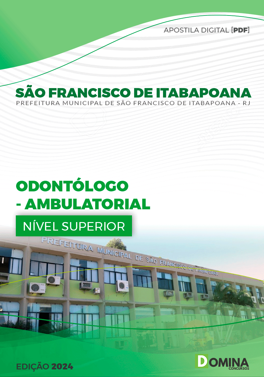 Apostila Odontólogo São Francisco Itabapoana RJ 2024