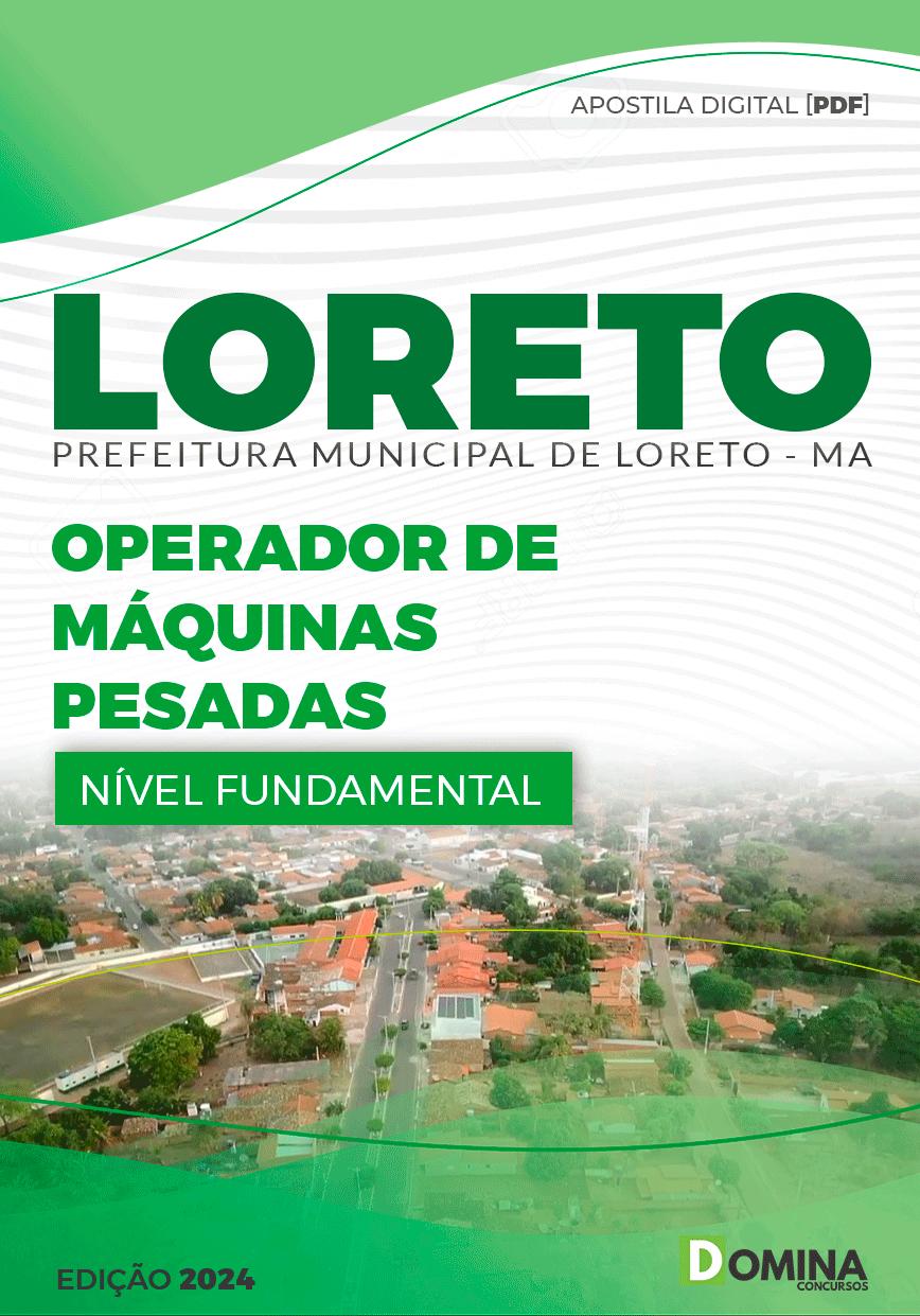 Apostila Operador de Máquinas Pesadas Loreto MA 2024