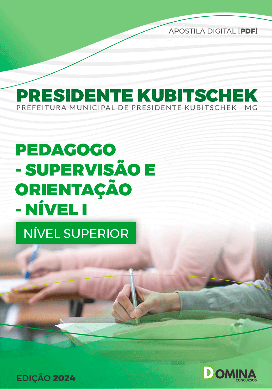 Apostila Pedagogo Presidente Kubitschek MG 2024