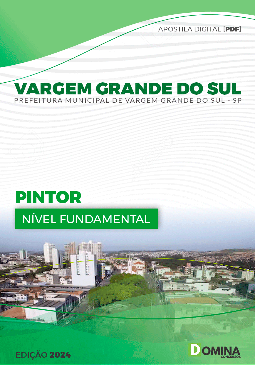 Apostila Vargem Grande do Sul SP 2024 Pintor