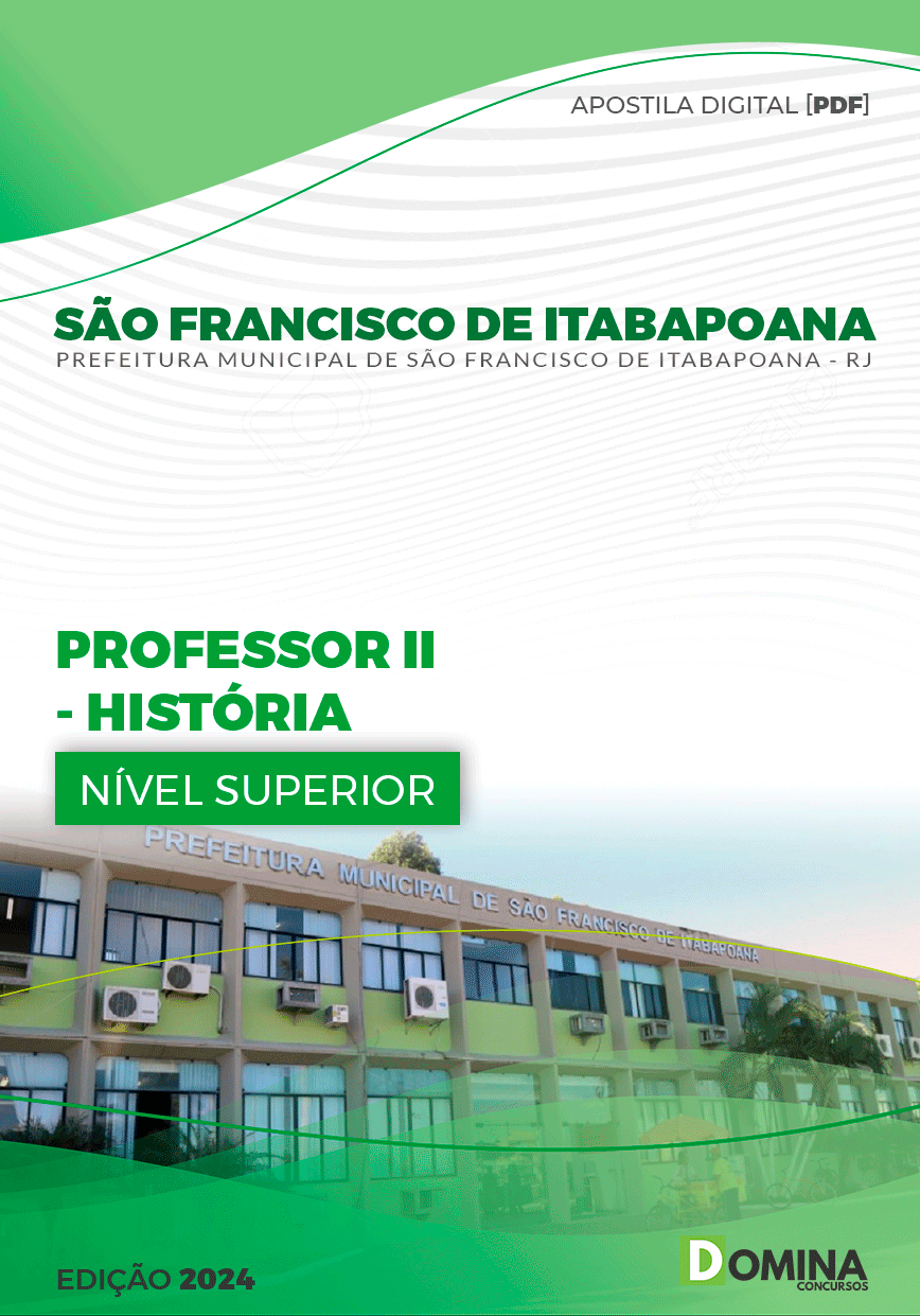 Apostila Professor de História São Francisco Itabapoana RJ 2024