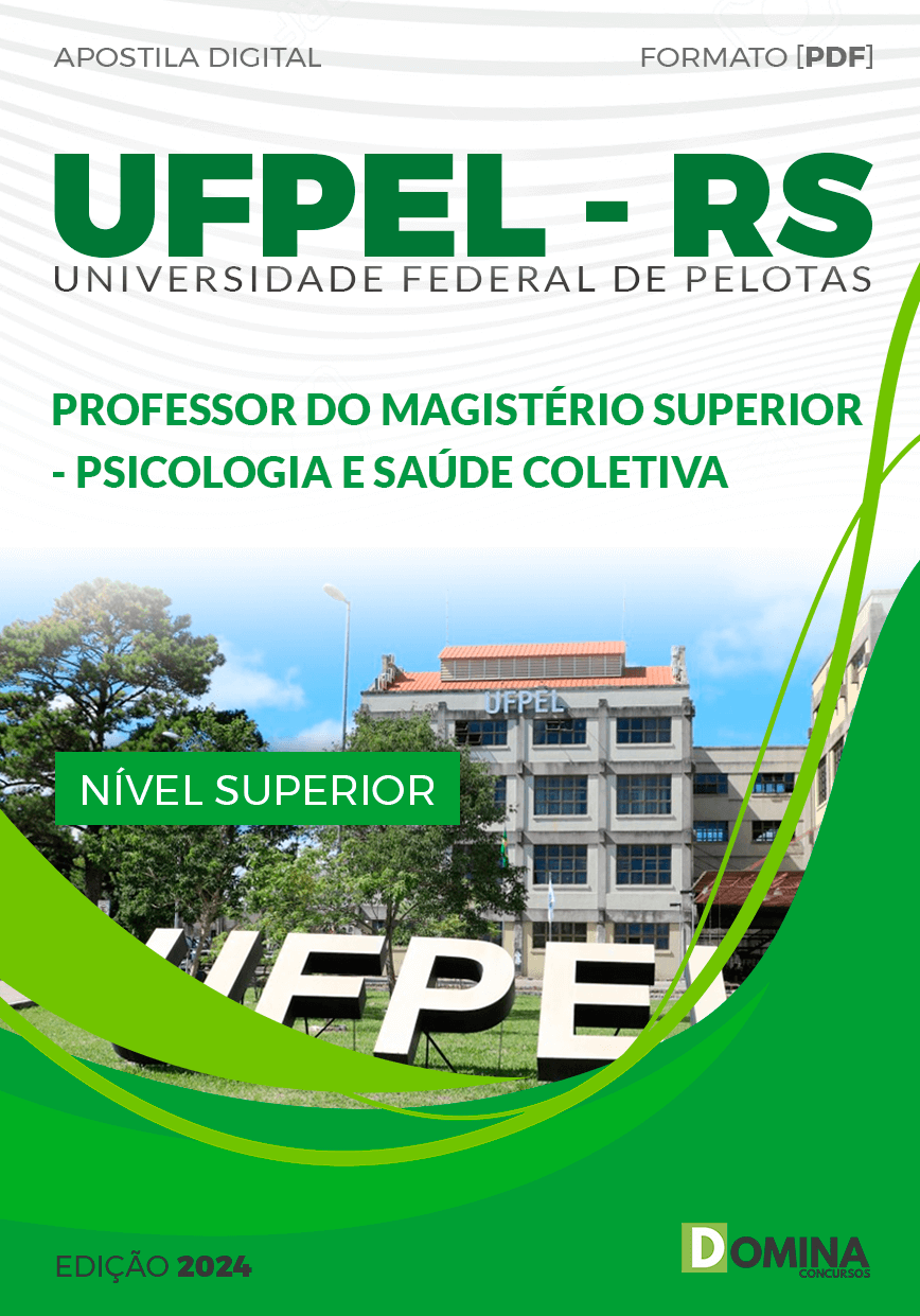 Apostila Professor de Psicologia e Saúde Coletiva UFPel RS 2024