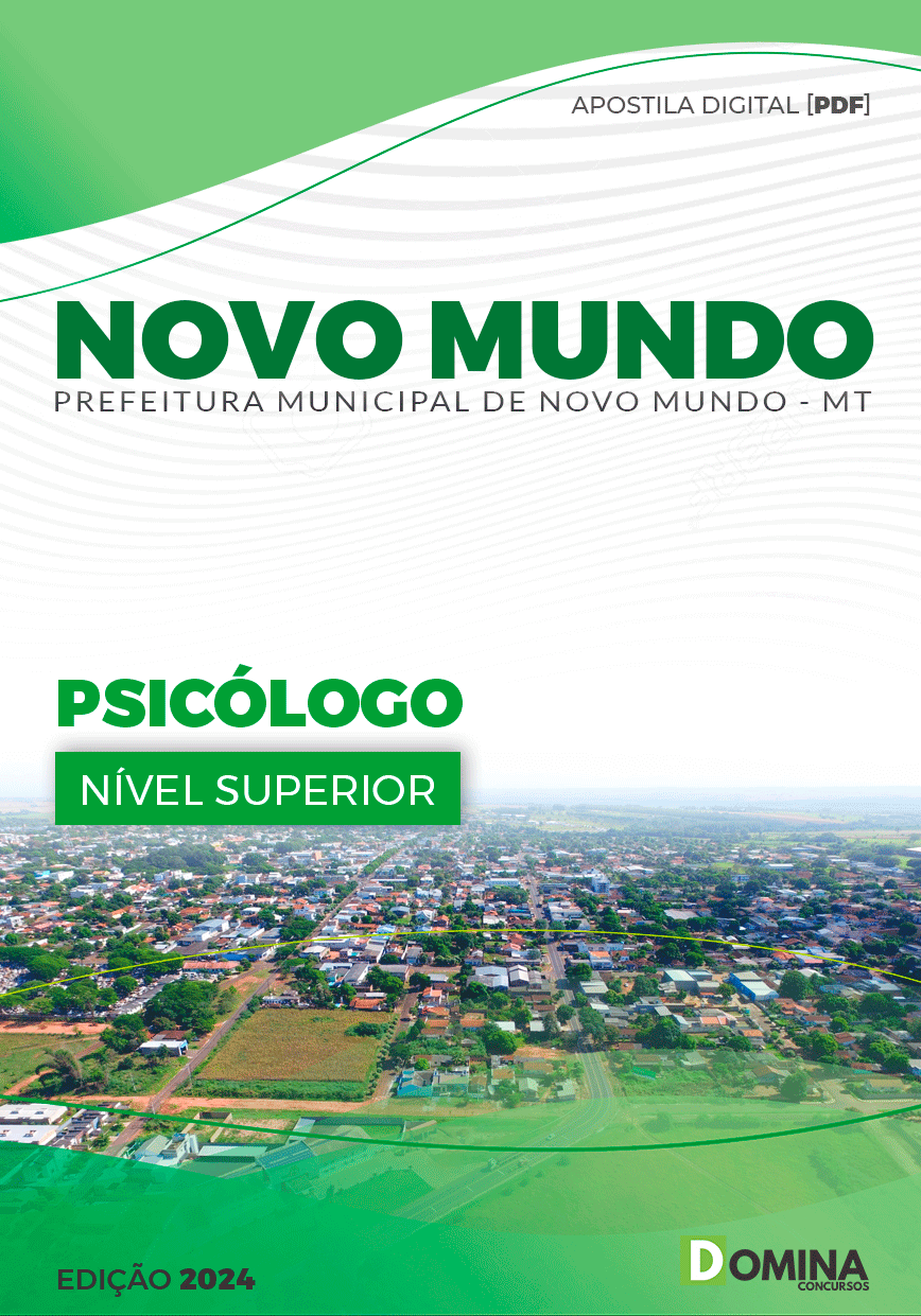 Apostila Novo Mundo MT 2024 Psicólogo