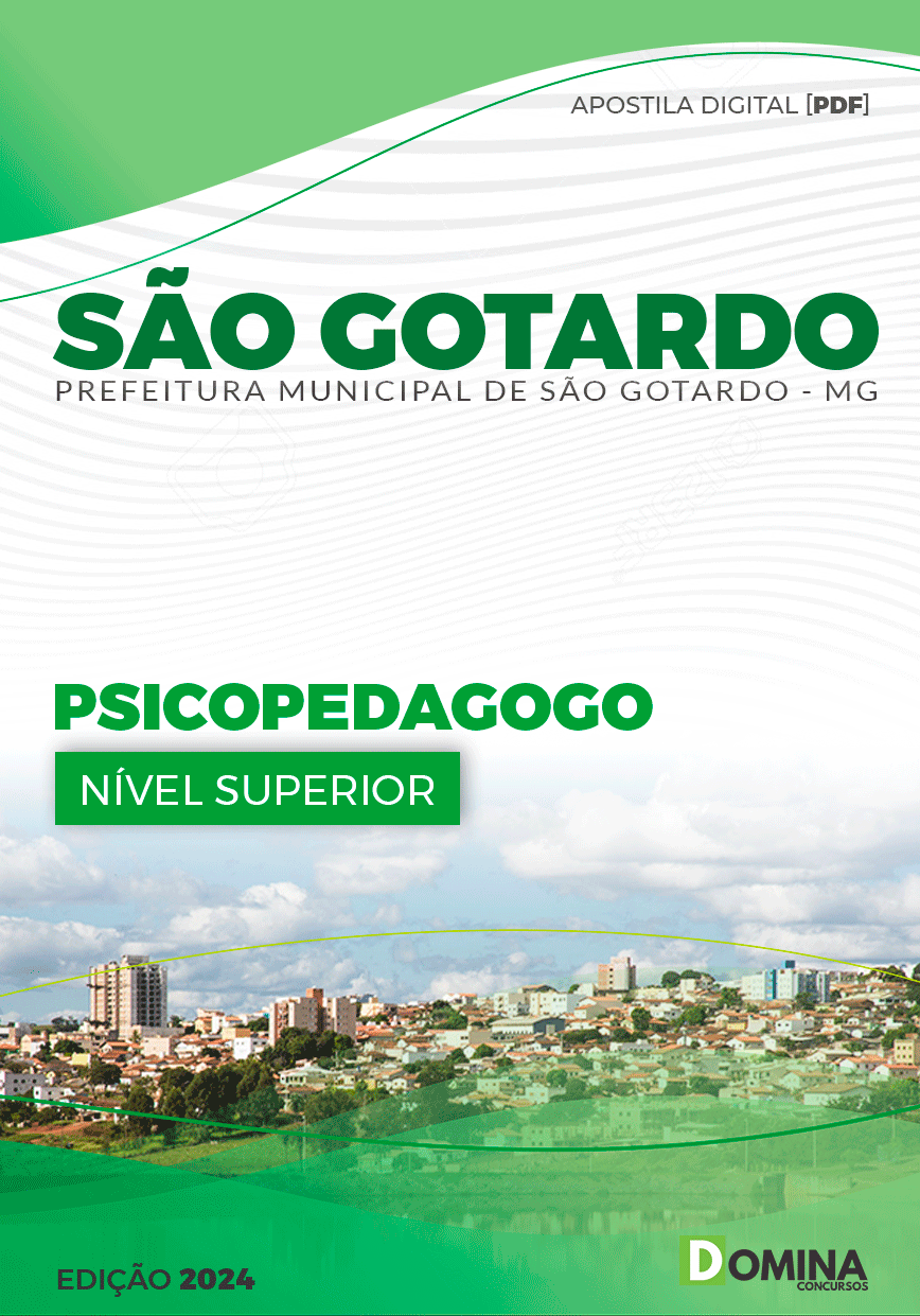 Apostila Psicopedagogo São Gotardo MG 2024