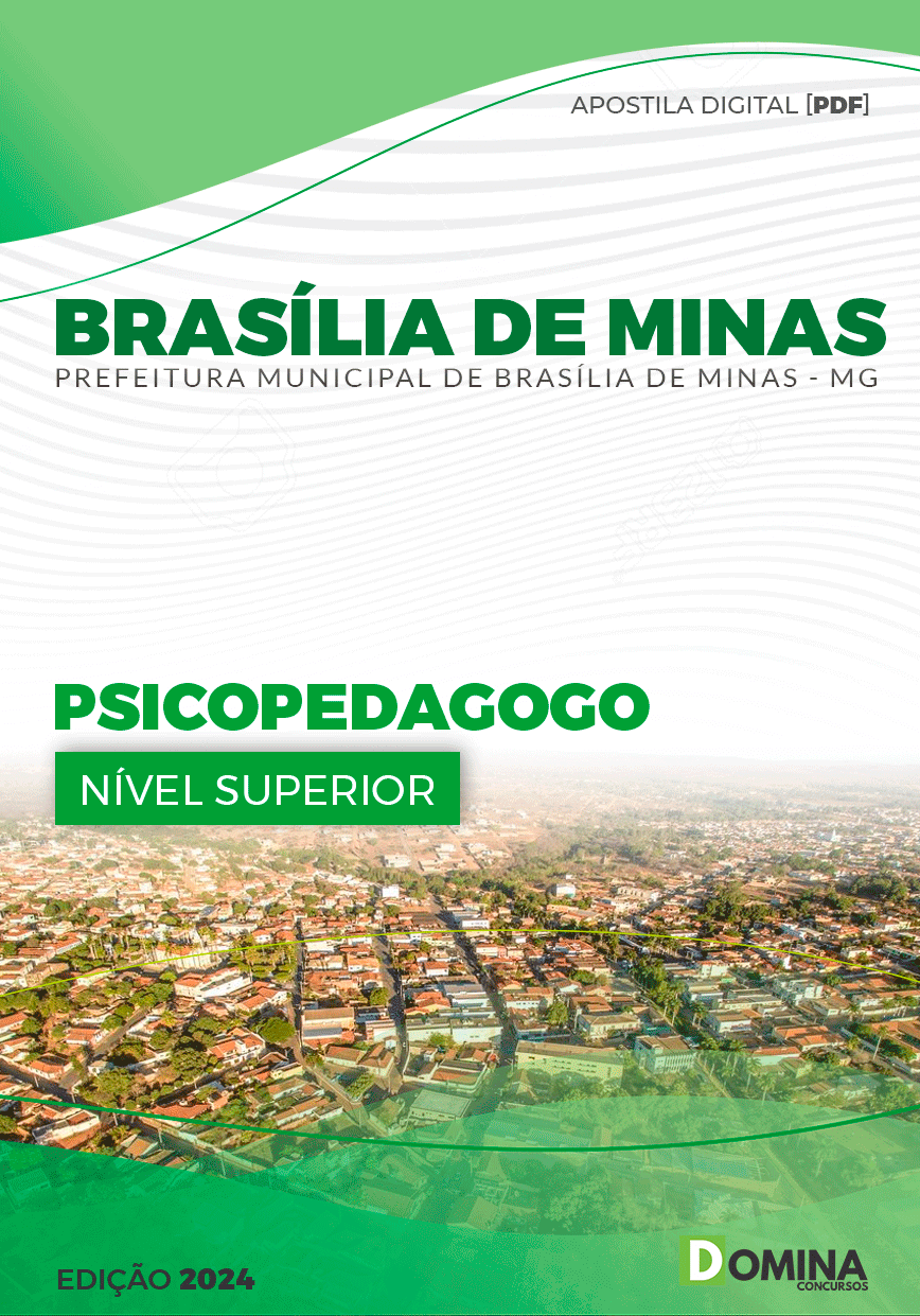 Apostila Brasília De Minas MG 2024 Psicopedagogo