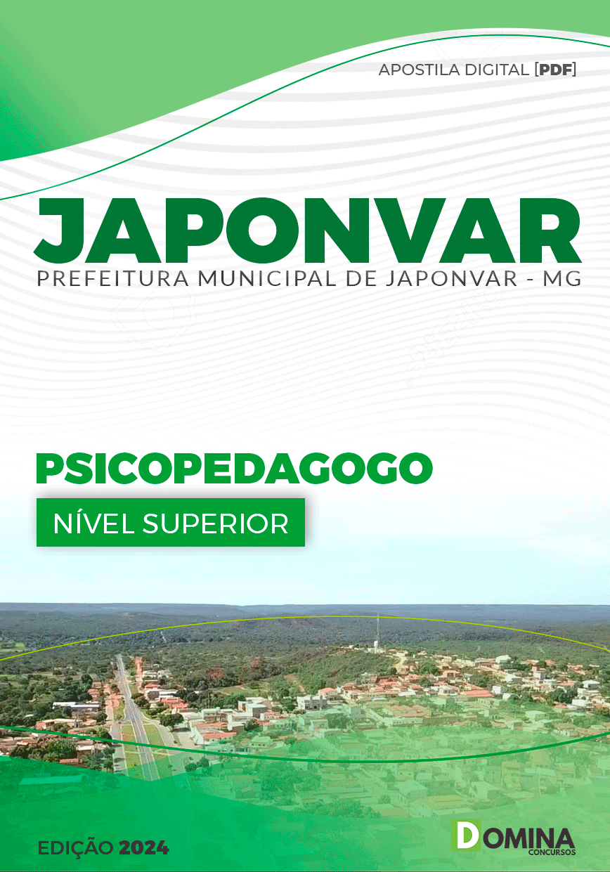 Apostila Psicopedagogo Japonvar MG 2024