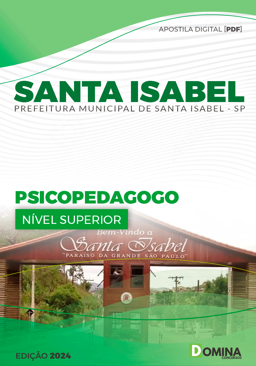 Apostila Psicopedagogo Santa Isabel SP 2024