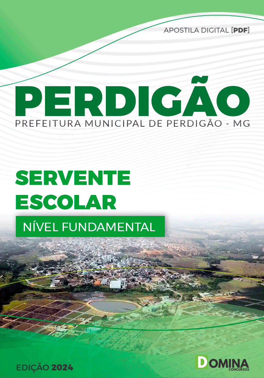 Apostila Perdigão MG 2024 Servente Escolar