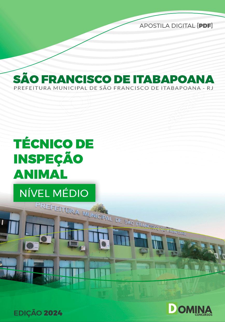 Apostila Técnico Insp Animal São Francisco Itabapoana RJ 2024