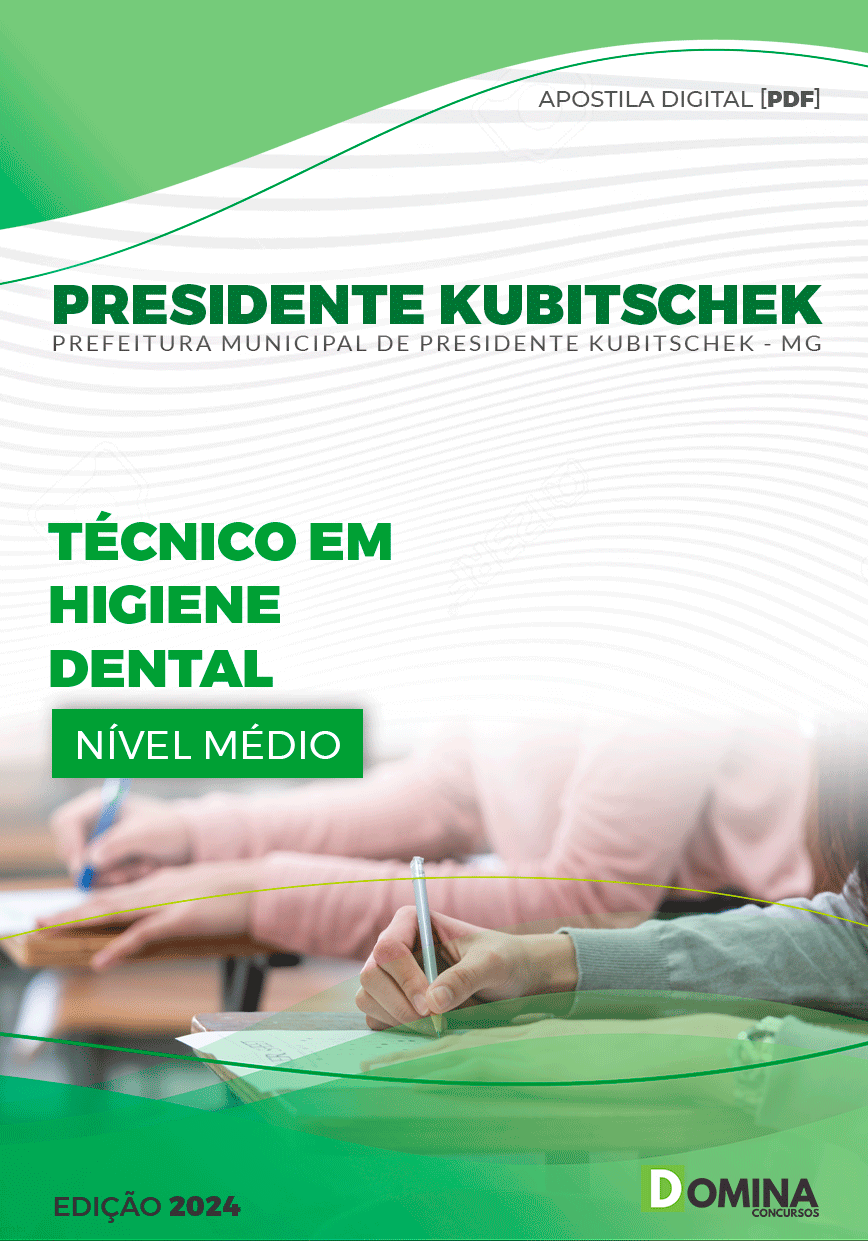 Apostila Técnico Higiene Dental Presidente Kubitschek MG 2024