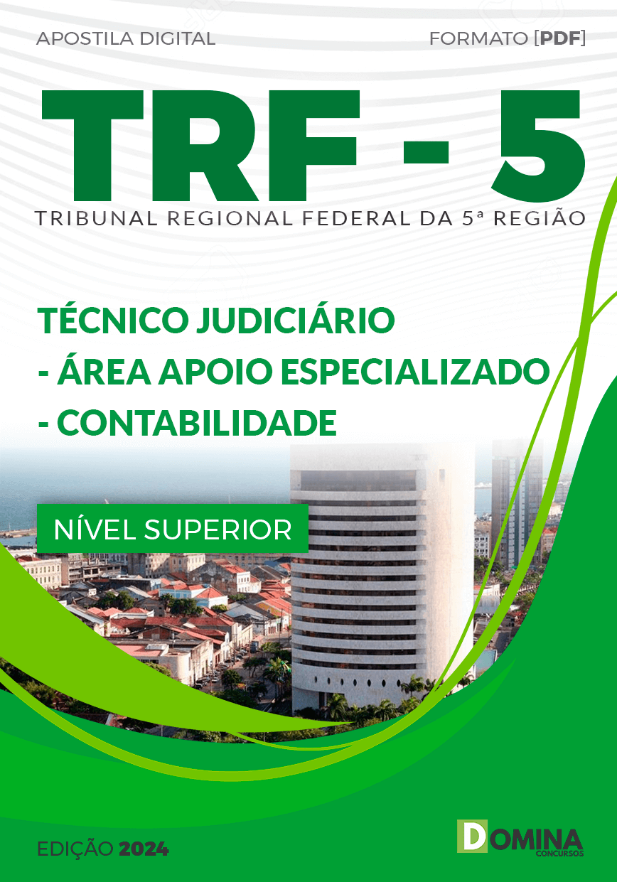 Apostila TRF 5 2024 Analista Judiciário Contabilidade