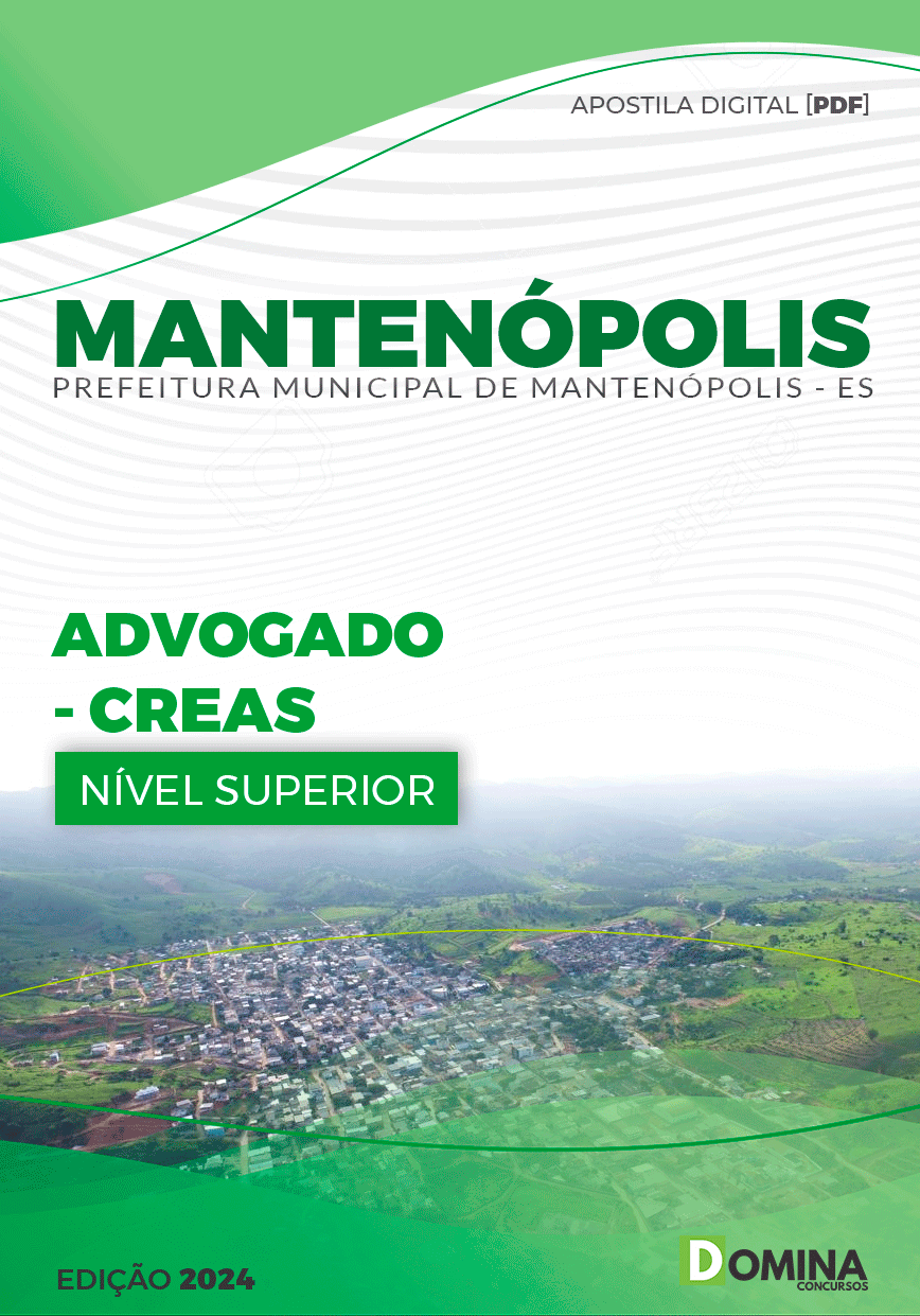 Apostila Advogado CREAS Mantenópolis ES 2024