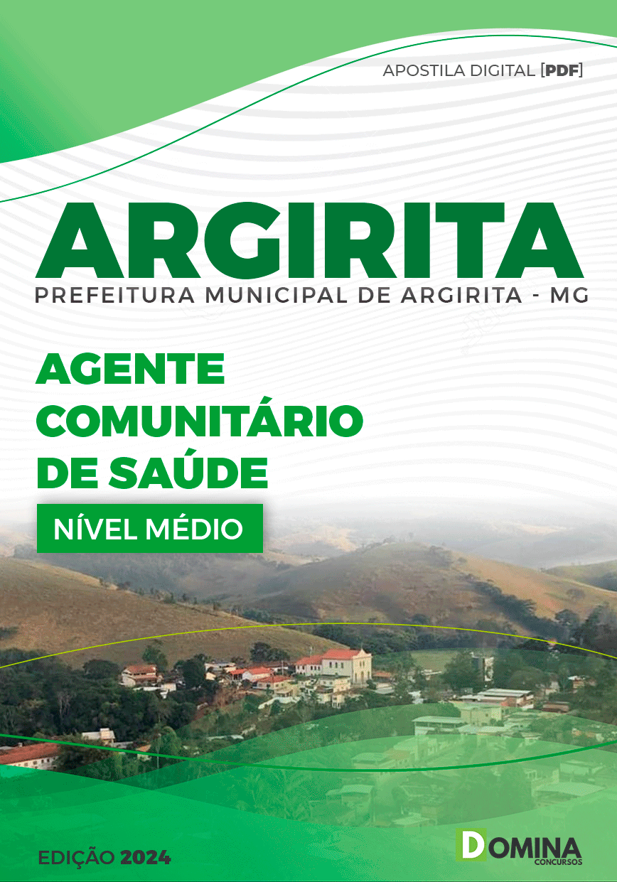 Apostila Agente Comunitário de Saúde Argirita MG 2024