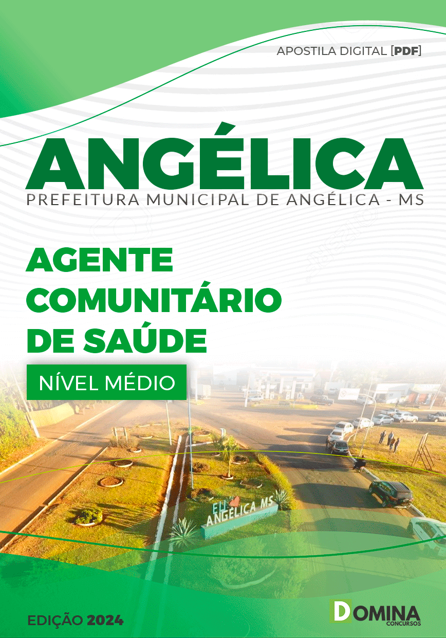 Apostila Agente Comunitário de Saúde Angélica MS 2024