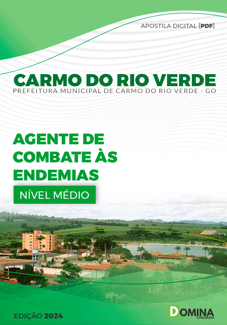 Apostila Agente Combate às Endemias Carmo Rio Verde GO 2024