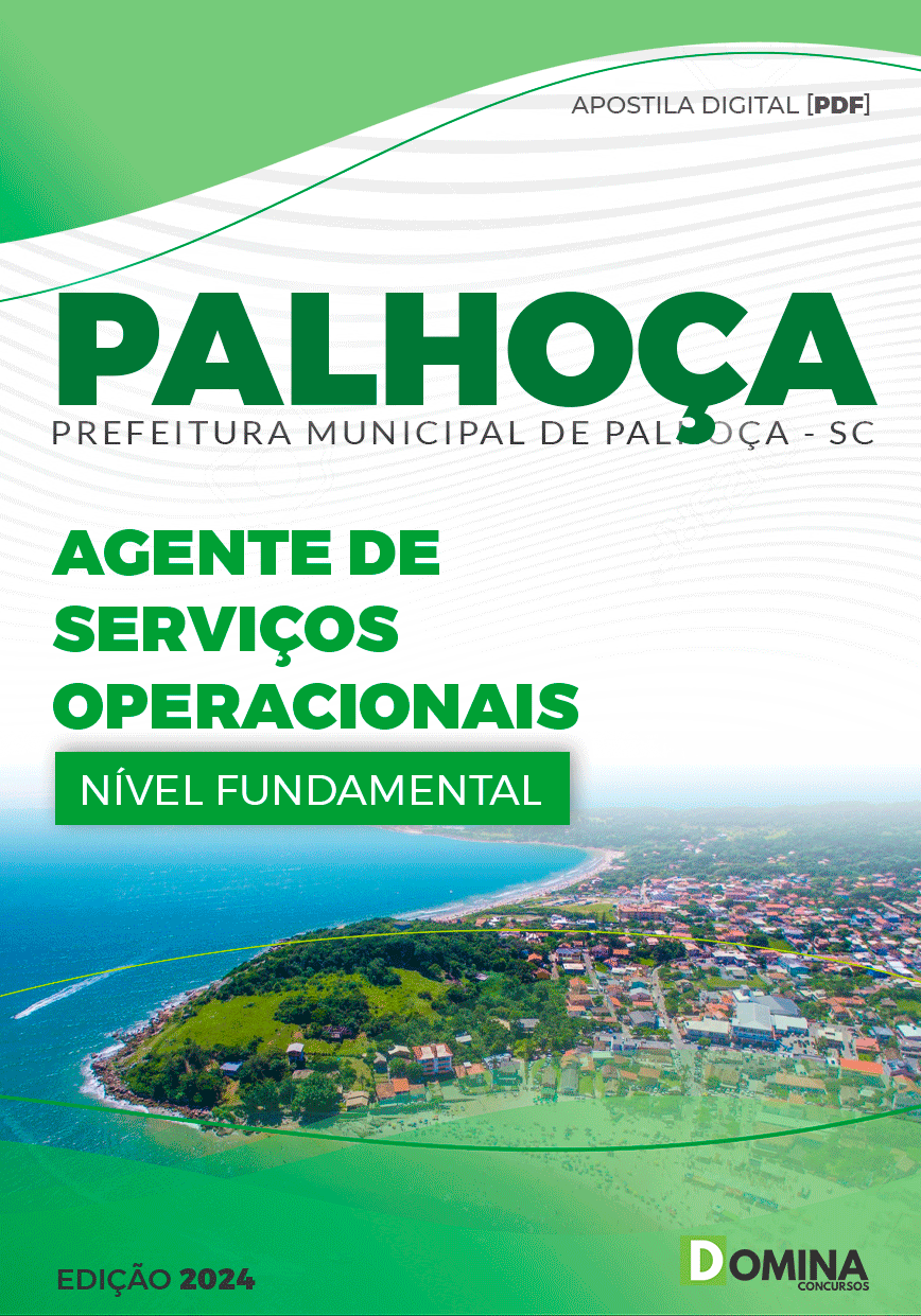 Apostila Agente de Serviços Operacionais Palhoça SC 2024