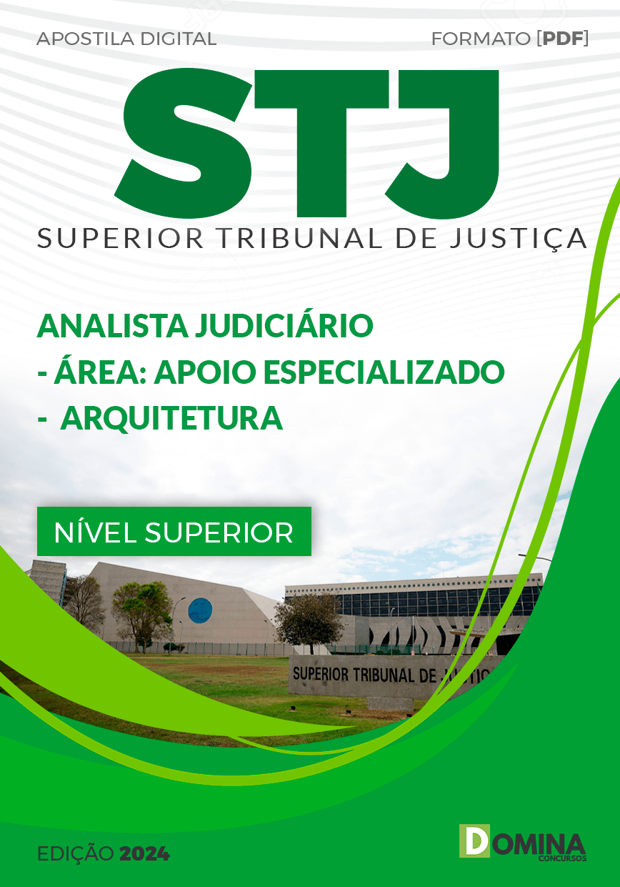 Apostila Analista Judiciário Arquitetura STJ 2024