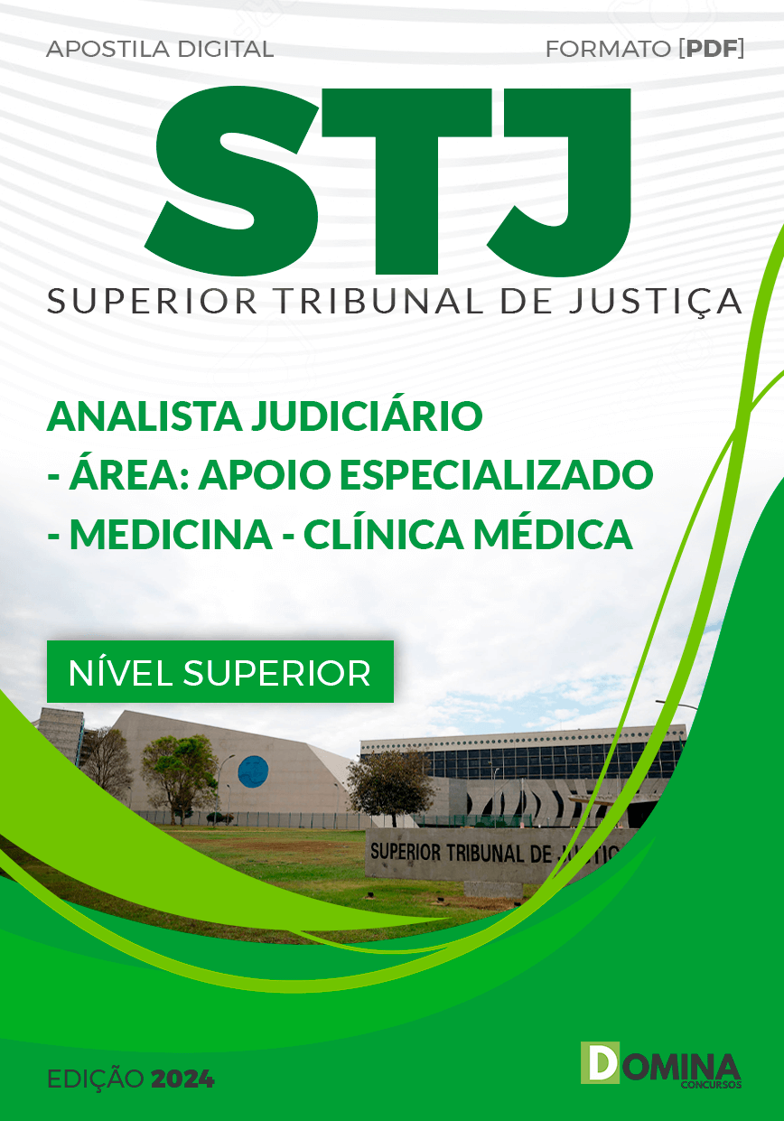 Apostila Analista Judiciário Médico Clínica Médica STJ 2024