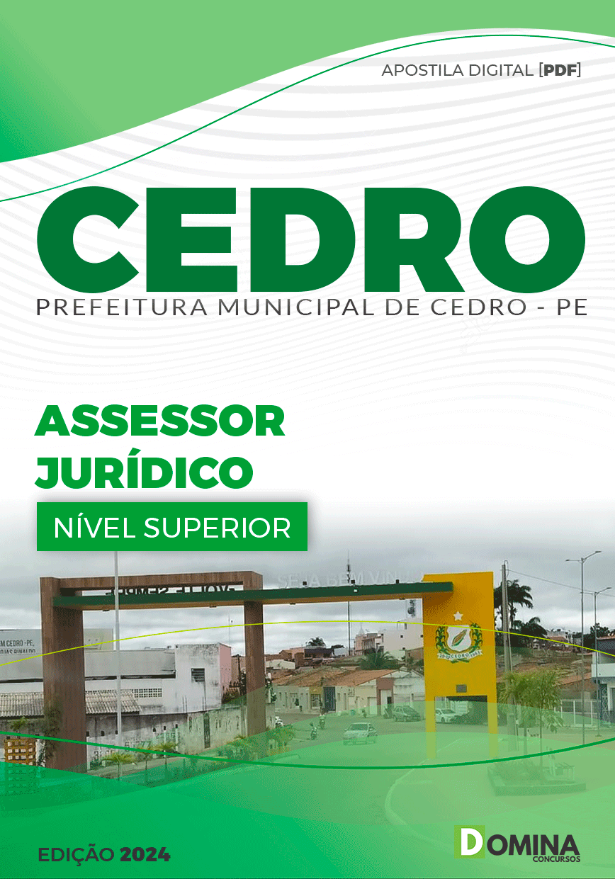 Apostila Assessor Jurídico Cedro PE 2024