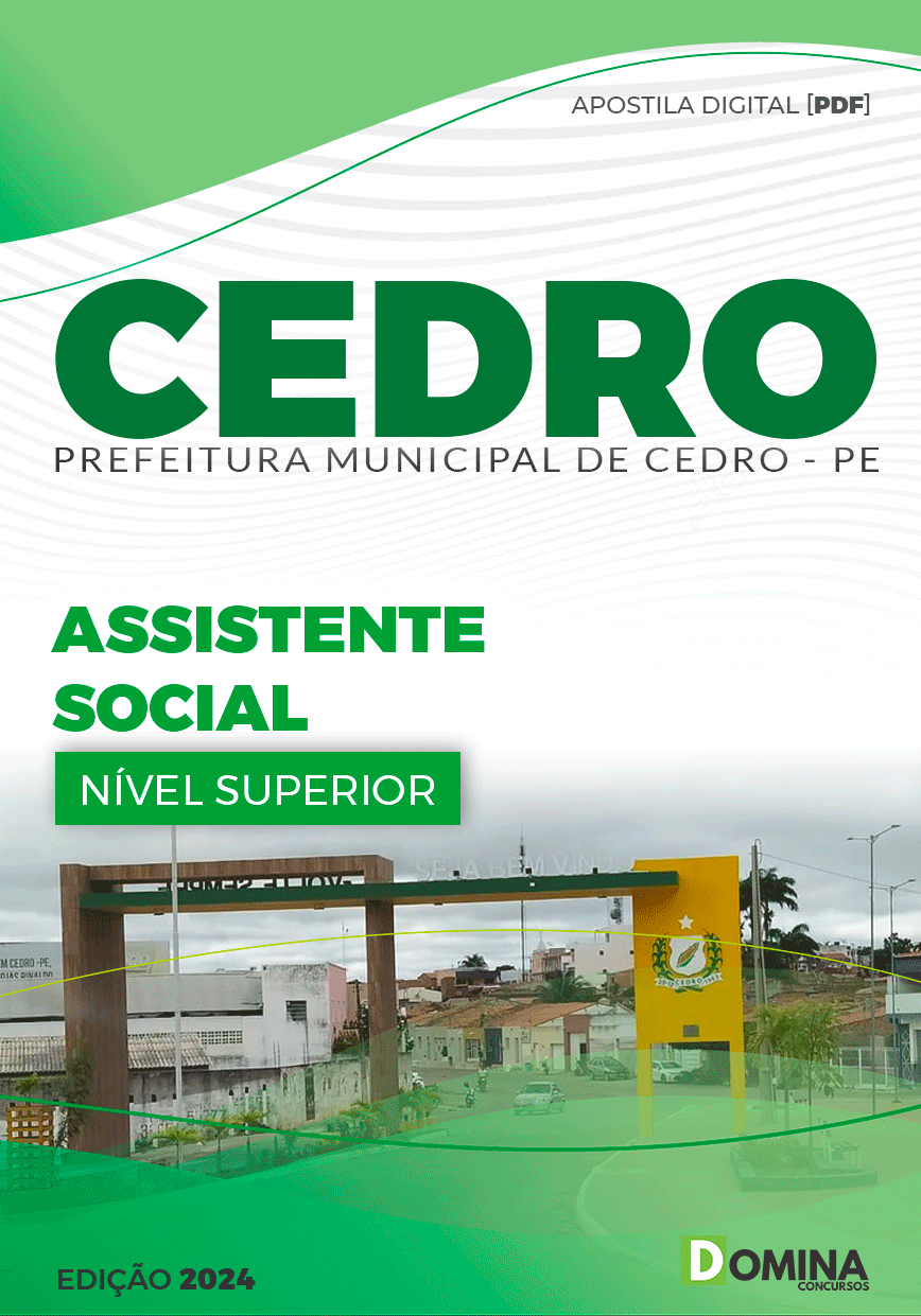 Apostila Assistente Social Cedro PE 2024