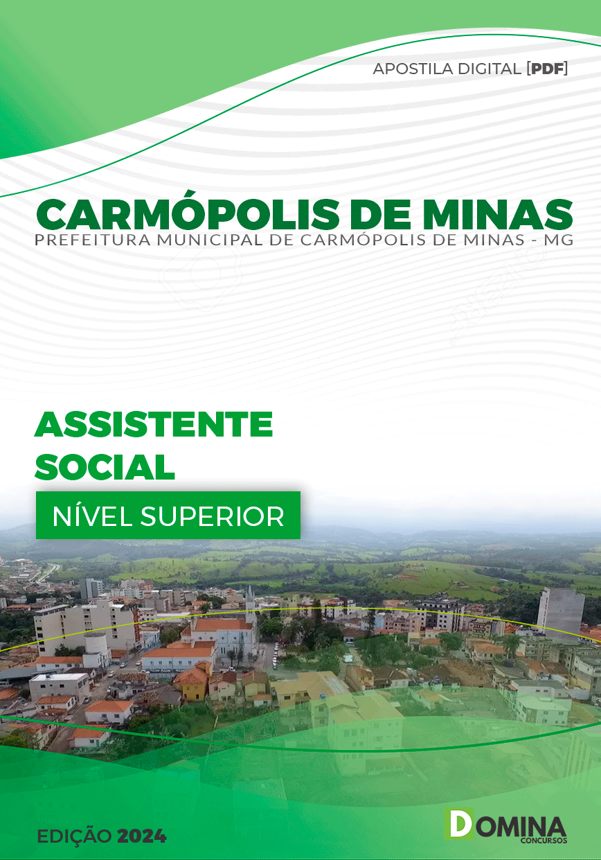 Apostila Assistente Social Carmópolis de Minas MG 2024