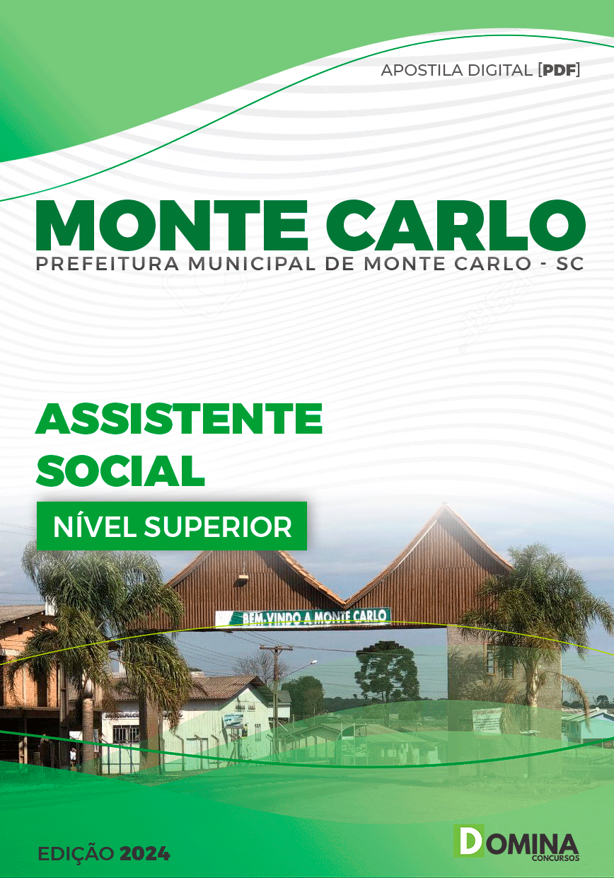 Apostila Assistente Social Monte Carlo SC 2024