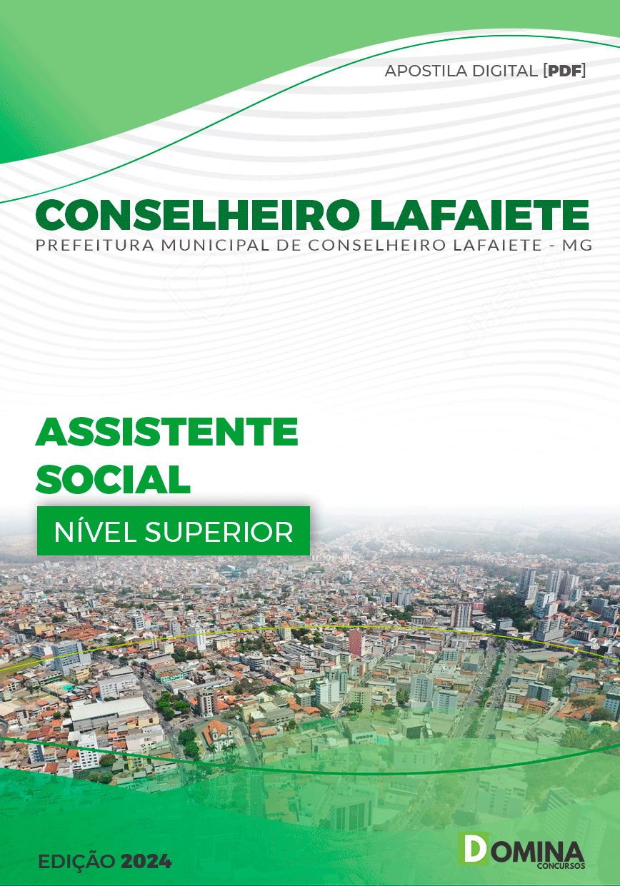 Apostila Assistente Social Conselheiro Lafaiete MG 2024