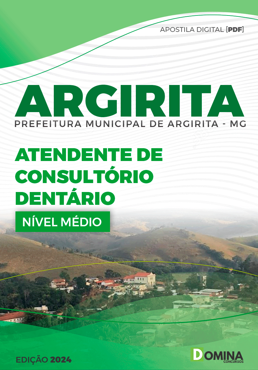 Apostila Atendente de Consultório Dentário Argirita MG 2024