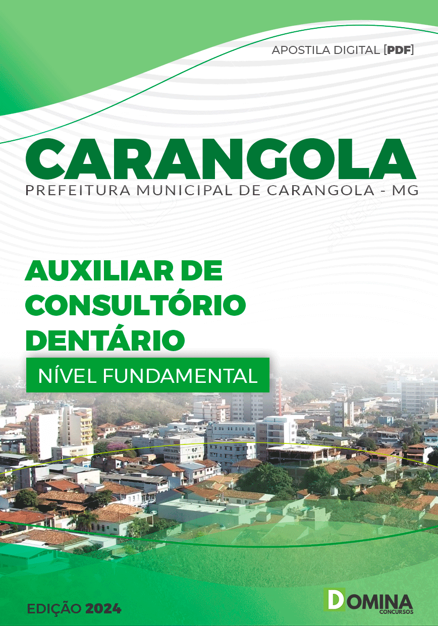 Apostila Auxiliar de Consultório Dentário Carangola MG 2024