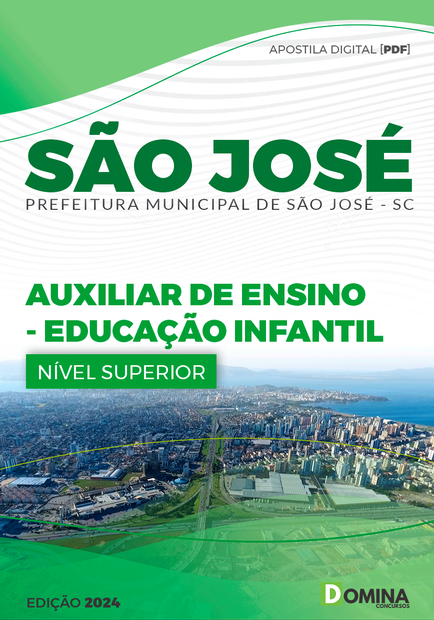 Apostila Auxiliar de Ensino Educação Infantil São José SC 2024