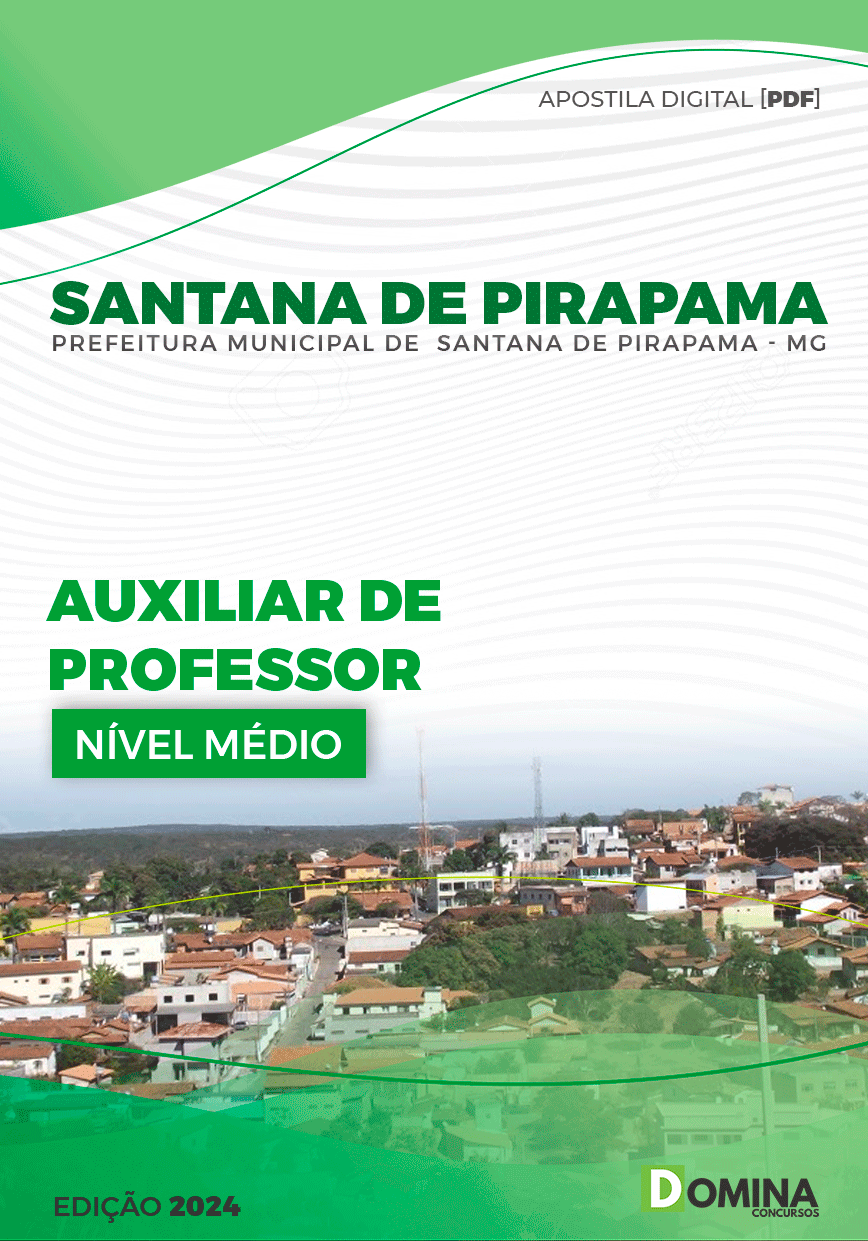 Apostila Auxiliar de Professor Santana de Pirapama MG 2024