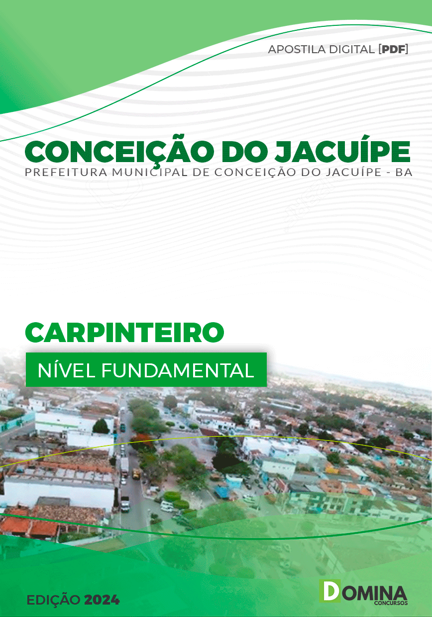 Apostila Carpinteiro Conceição do Jacuípe BA 2024