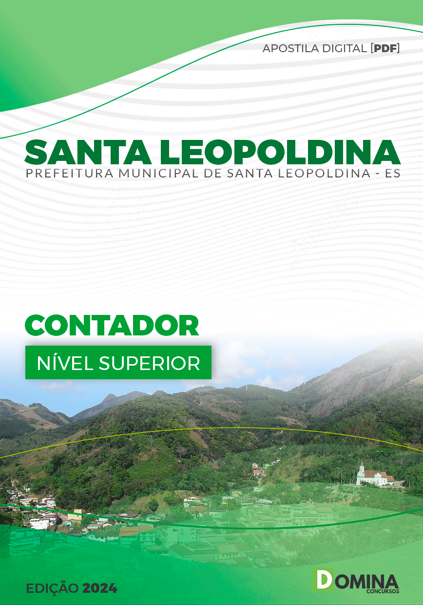 Apostila Contador Santa Leopoldina ES 2024